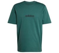 adidas - Linear Single Jersey Tee - T-shirt - 4XL - collegiate green / black