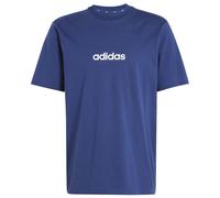 adidas - Linear Single Jersey Tee - T-shirt - L - dark blue / white
