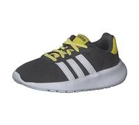 Adidas Lite Racer 3.0 K Sneaker, Grey Five/FTWR White/Impact Yellow, Fraction_39_and_1_Third EU