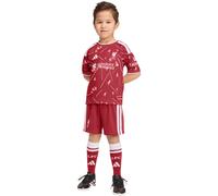 adidas Liverpool Domicile Tenue Little Jr 26/27 Rouge/Blanc 110