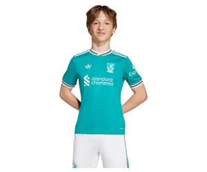 Adidas Liverpool Fc 25/26 Third Junior Short Sleeve T-shirt Vert 15-16 Years Enfants