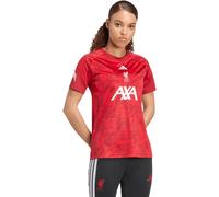 adidas Liverpool Maillot Pre-Match Femme 26/27 Rouge/Blanc M