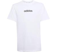 adidas Mixte Enfant Essentials Linear Logo T-Shirt, White/Black, 11-12 Years