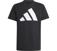 Adidas Logo T Shirt Junior Blk/Wht BOS (en-GB) = Blk/Wht BOS (fr-FR) 13 ans Unisex