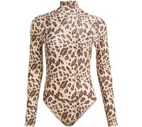 Adidas Long Sleeved Animal Print Swimsuit Marron/Blanc 16 (XL) Female