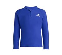 Adidas Zip Long Sleeve Rash Guard Bleu 5-6 Years Enfants