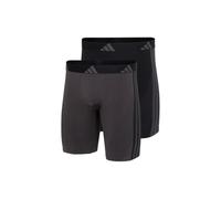 adidas Lot de 2 Boxers à Jambes Longues - Active Micro Stretch sans Couture - sous-vêtements Confortables, Coloris Assortis, L