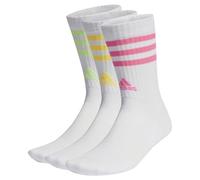 adidas Lot de 3 paires de chaussettes rembourrées unisexes à 3 bandes
