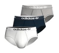 ADIDAS ORIGINALS Slip ' Comfort Flex Cotton 3 Stripes ' bleu foncé / gris chiné / blanc, Taille L