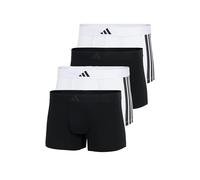 Adidas Lot de 4 boxers basiques pour homme - Sous-vêtements, Blanc/noir, S