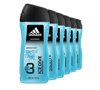 Adidas Lot de 6 gels douche Ice Dive 2en1, 6 x 250 ml