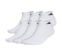 adidas Mixte Cushioned Sportswear Ankle Socks 3 Pairs, White / Black, 4.5-6
