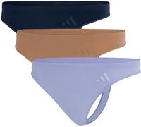 Adidas Low Rise Thong 3Pk Assortiment 12 (M) Female