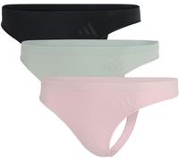 Adidas Low Rise Thong 3Pk Assortiment 12 (M) Female