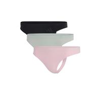 Adidas Low Rise Thong (3pk) -Sport Active Seamless-Packaged Panties String, 901 Assorti, L (Lot de 3) Femmes