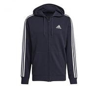 Adidas M 3S FT FZ HD Sweatshirt Men's, Multicolore-Blanc (Tinley/Blanco), M