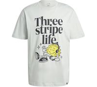adidas Homme Positivity Graphic Tee, Linen Green F22, L