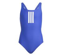 Adidas Mädchen 3-Stripes Swimsuit Kids, Semi Lucid Blue/White, 9-10 Years