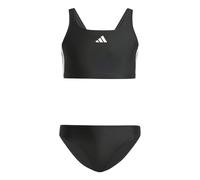 adidas Mädchen 3-Stripes V-Back Bikini, Black/White, 14-15 Years
