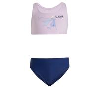 adidas Mädchen Disney Frozen Bikini Set, Ice Lavender/Dark Blue, 7-8 Years