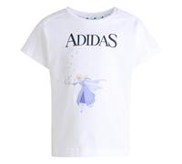 adidas Mädchen Disney Frozen Tee, White/Dark Blue, 4-5 Years