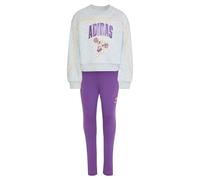 adidas Mädchen DISNEY MINNIE MOUSE JOGGER, light grey heather/Semi Ice Tangerine, 7-8 Years