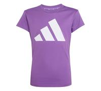 adidas Mädchen Essentials Cotton T-Shirt, Active Purple/White, 13-14 Years