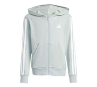 adidas Mädchen Essentials Full Zip Hoodie, Wonder Sage/White, 11-12 Years