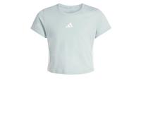 adidas Mädchen Essentials Logo T-Shirt, Wonder Sage/White, 9-10 Years