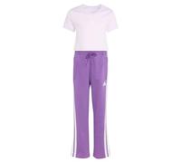 adidas Mädchen ESSENTIALS T-SHIRT SET, ice lavender/white, 7-8 Years