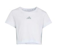 adidas Mädchen ESSENTIALS T-SHIRT SET, white/Wonder Sage, 9-10 Years