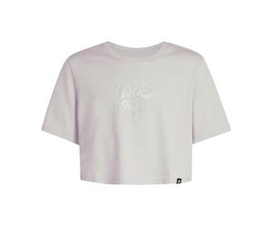 adidas Mädchen Everyday Glam Cropped Graphic T-Shirt Junior, Ice Lavender, 13-14 Years