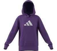 adidas Mädchen Glam Graphic Hoodie Junior, Active Purple/Ice Gold Met., 7-8 Years