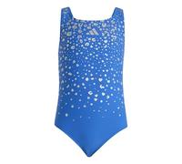 adidas Mädchen Glitter V-Back Swimsuit, Bright Royal, 5-6 Years