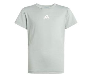 adidas Mädchen Goto PZ T-Shirt, Off White/Wonder Sage/White, 9-10 Years
