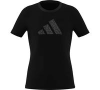 adidas Mädchen Junior Girls Animal Print Graphic Tee, Black, 14-15 Years