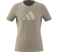 adidas Mädchen Junior Girls Animal Print Graphic Tee, Crystal Linen, 14-15 Years