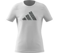 Adidas T-shirt imprimé animalier fille Blanc 9-10 ans