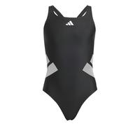 Adidas Maillot de bain enfant 3 Bar Logo C-Back Noir/Blanc Taille 170