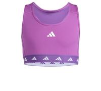 adidas Mädchen Techfit Power React Bra, Active Purple/White, 11-12 Years