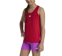 adidas Mädchen Techfit Tank, Team Power Red 2/White, 9-10 Years