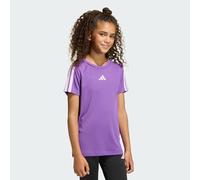 adidas Mädchen Train Essentials 3-Stripes T-Shirt, Active Purple/Ice Lavender, 13-14 Years