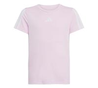 adidas Mädchen Train Essentials 3-Stripes T-Shirt, Clear Pink/White, 9-10 Years