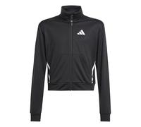 adidas Mädchen Train Essentials Game & GO Full Zip Crew, Black/White, 13-14 Years