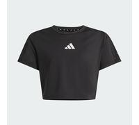 adidas Mädchen Train Essentials Seasonal Print T-Shirt, Black/Silver met., 11-12 Years