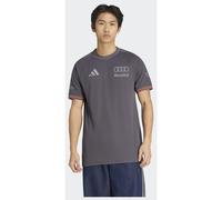 adidas Homme Audi Revolut Formula One Team 2026 Engineers & Marketing Authentic Driver Jersey Shirt, Grey strata/Iron met., XS