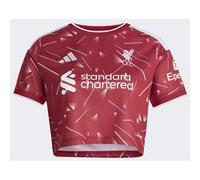Adidas Liverpool Fc 26/27 Crop Home Woman Short Sleeve T-shirt Rose L Femme