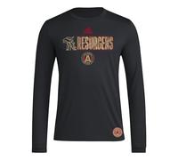 adidas Men's FC Long Sleeve Pre-Game T-Shirt, Black/Atlanta United, Medium