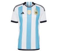 adidas Maillot de football Argentine 3 étoiles pour homme, Blanc/bleu, XXL