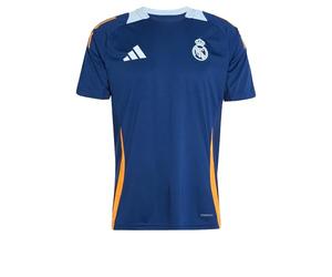 adidas Maillot d'entraînement de compétition Real Madrid Tiro 24 pour Homme, Bleu, L